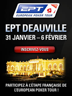 Vingt cinq packages remportes pour lEPT de Deauville grace a PokerStars